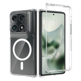 Motorola Razr Fold EIDERWOOD Hybrid Plast Skal - MagSafe Kompatibel - Genomskinlig