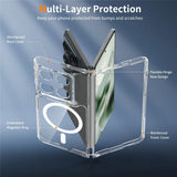 Motorola Razr Fold EIDERWOOD Hybrid Plast Skal - MagSafe Kompatibel - Genomskinlig