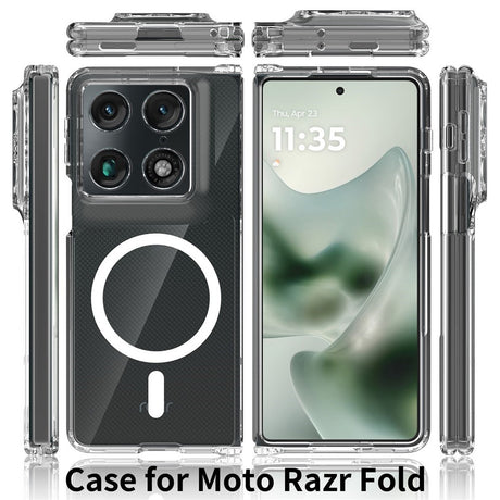 Motorola Razr Fold EIDERWOOD Hybrid Plast Skal - MagSafe Kompatibel - Genomskinlig