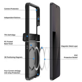 Samsung Galaxy Z Flip8 DUX DUCIS Hybrid Skal med Matt Baksida – MagSafe Kompatibel – Svart