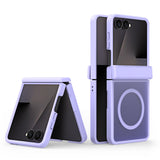 Samsung Galaxy Z Flip8 DUX DUCIS Hybrid Skal med Matt Baksida – MagSafe Kompatibel – Lila
