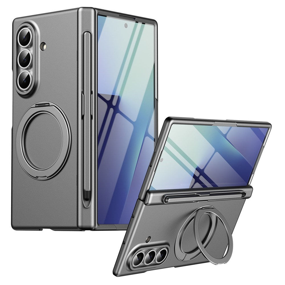 Samsung Galaxy Z Fold8 Ultra EIDERWOOD Skal med Skärmskydd & Stativfunktion - Grå