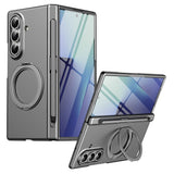 Samsung Galaxy Z Fold8 Ultra EIDERWOOD Skal med Skärmskydd & Stativfunktion - Grå