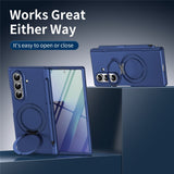 Samsung Galaxy Z Fold8 Ultra EIDERWOOD Skal med Skärmskydd & Stativfunktion - Blå