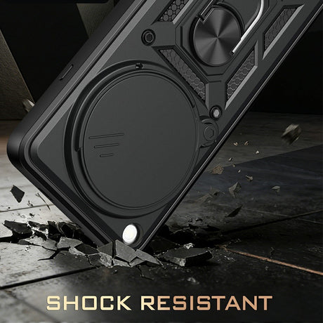 OPPO Find X9 Ultra EIDERWOOD Hantverkare Skal med 360° Roterbar Camslider & Kickstand - Svart