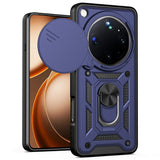 OPPO Find X9 Ultra EIDERWOOD Hantverkare Skal med 360° Roterbar Camslider & Kickstand - Svart / Blå