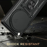 OPPO Find X9 Ultra EIDERWOOD Hantverkare Skal med 360° Roterbar Camslider & Kickstand - Svart / Silver