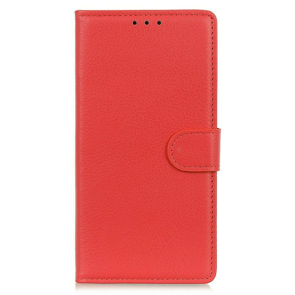 OPPO Find X9 Ultra EIDERWOOD Konstläder Fodral m. Korthållare & Stativfunktion - Röd