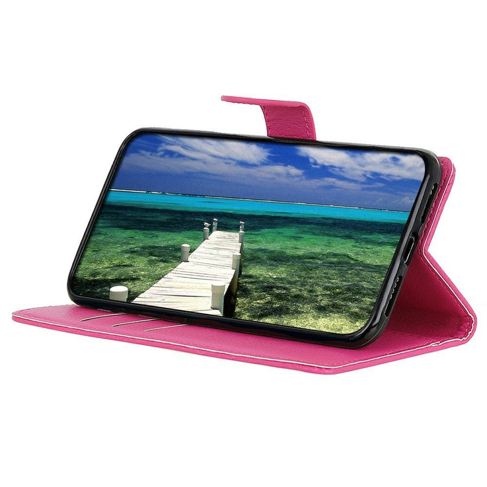 OPPO Find X9 Ultra EIDERWOOD Konstläder Fodral m. Korthållare & Stativfunktion - Rosa