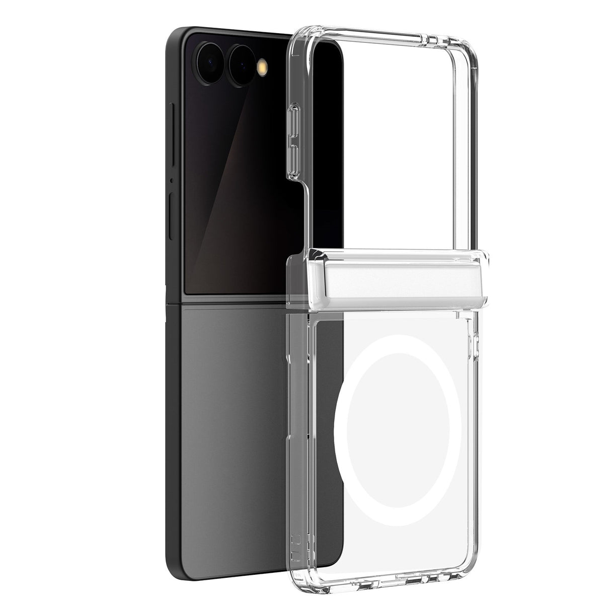 Samsung Galaxy Z Flip8 DUX DUCIS Hybrid Skal - MagSafe Kompatibelt - Genomskinlig