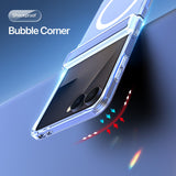 Samsung Galaxy Z Flip8 DUX DUCIS Hybrid Skal - MagSafe Kompatibelt - Genomskinlig