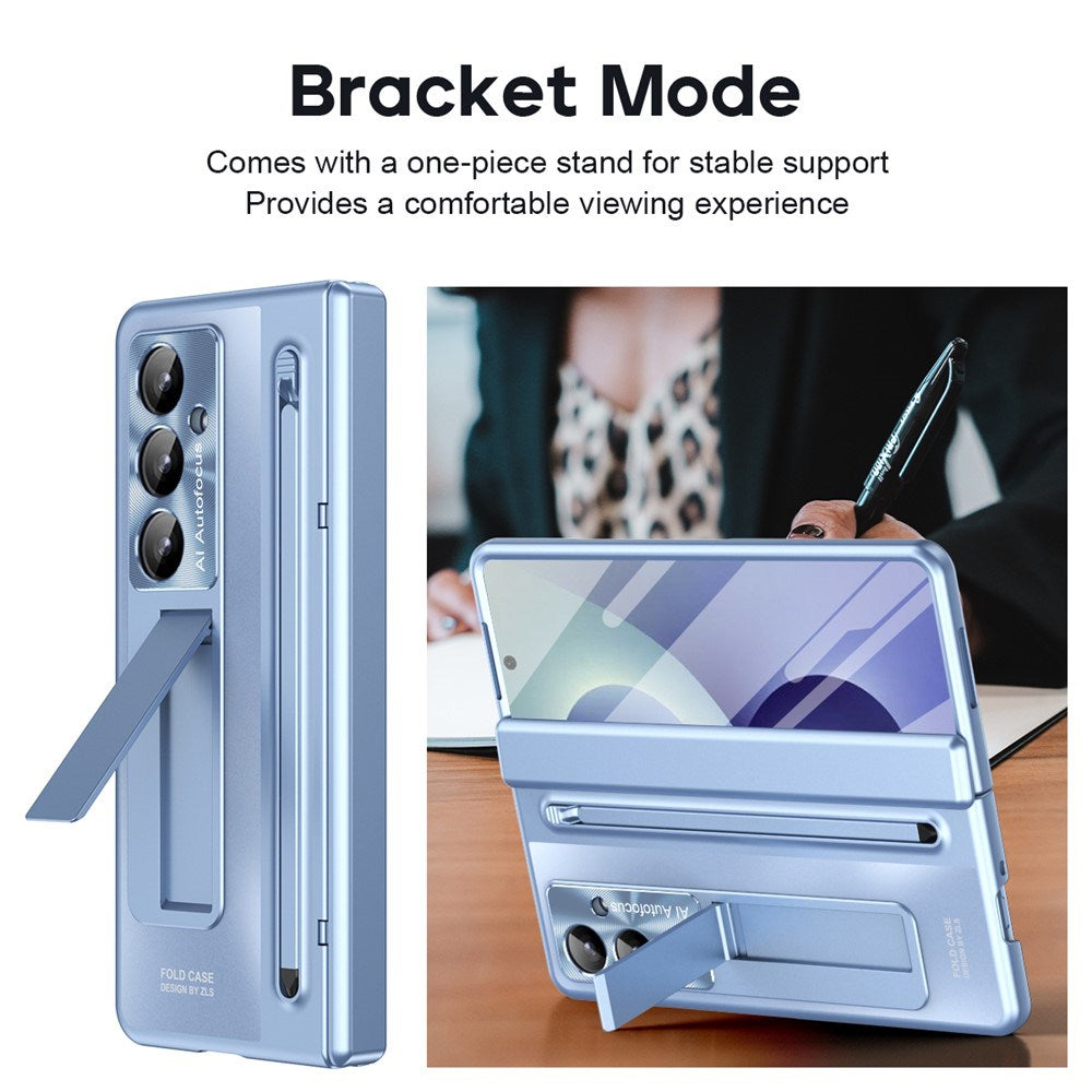 Samsung Galaxy Z Fold8 Ultra EIDERWOOD Skal med Styluspenna & Stöd - Blå