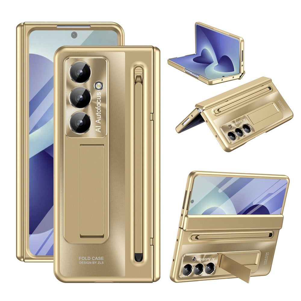 Samsung Galaxy Z Fold8 Ultra EIDERWOOD Skal med Styluspenna & Stöd - Guld
