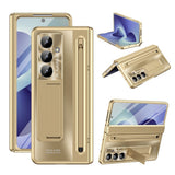 Samsung Galaxy Z Fold8 Ultra EIDERWOOD Skal med Styluspenna & Stöd - Guld