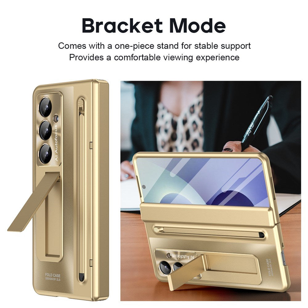 Samsung Galaxy Z Fold8 Ultra EIDERWOOD Skal med Styluspenna & Stöd - Guld