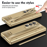 Samsung Galaxy Z Fold8 Ultra EIDERWOOD Skal med Styluspenna & Stöd - Guld
