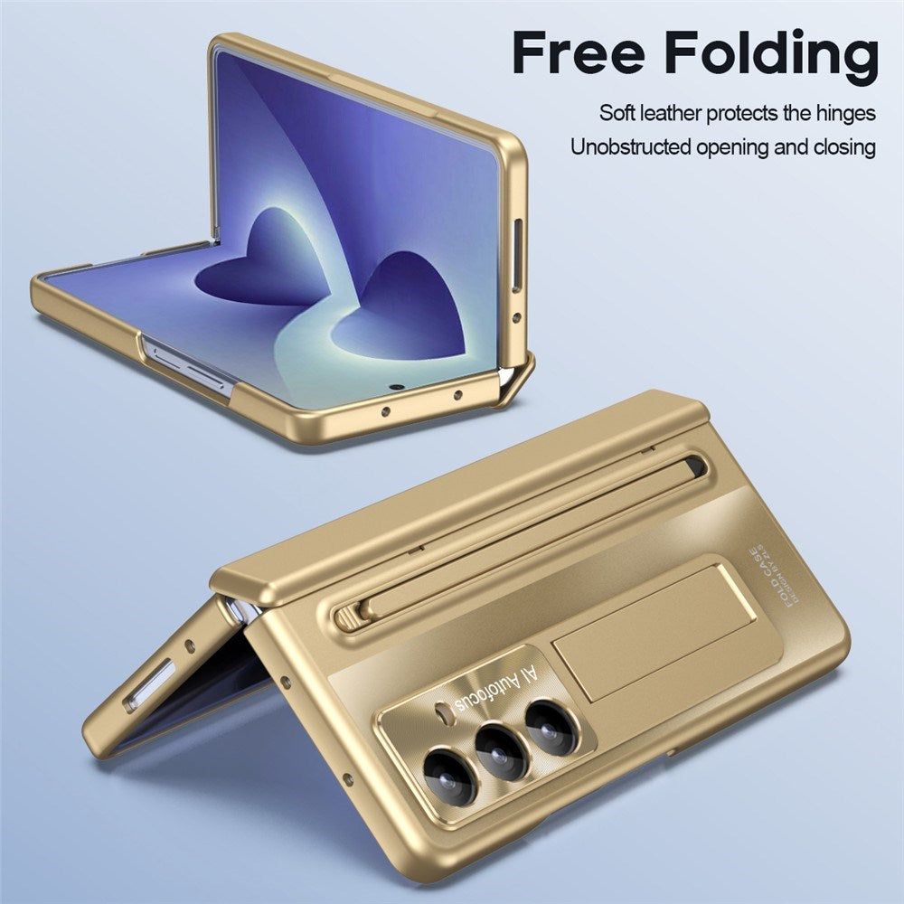 Samsung Galaxy Z Fold8 Ultra EIDERWOOD Skal med Styluspenna & Stöd - Guld