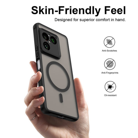 Sony Xperia 1 VIII EIDERWOOD Matt Hybrid Skal - MagSafe Kompatibel - Genomskinlig / Svart