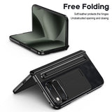 Google Pixel 11 Pro Fold EIDERWOOD Konstläderfodral med Härdat Glas - Svart