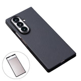 Samsung Galaxy Z Fold8 Hårt Plast Carbon Skal - MagSafe Kompatibel - Svart