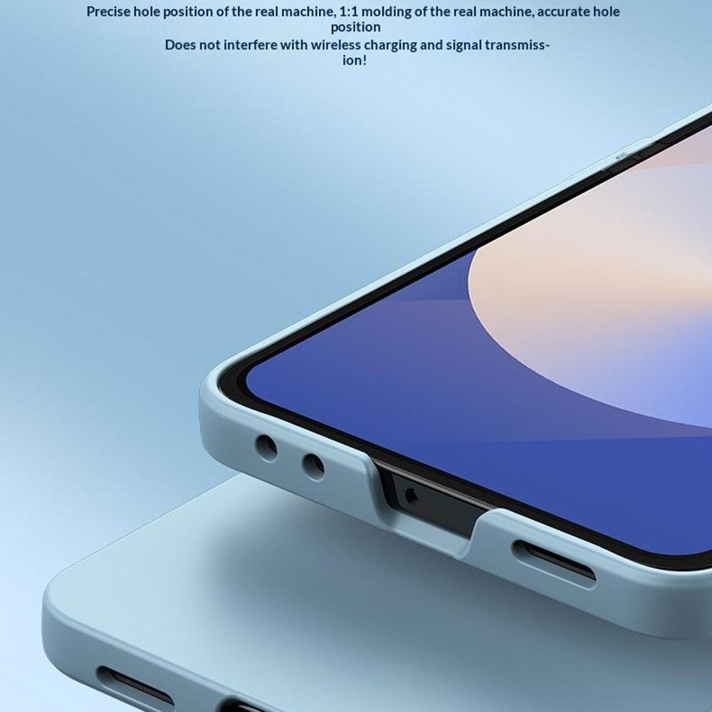 Samsung Galaxy Z Flip8 EIDERWOOD Hårt Plast Skal med Gångjärn - Blå