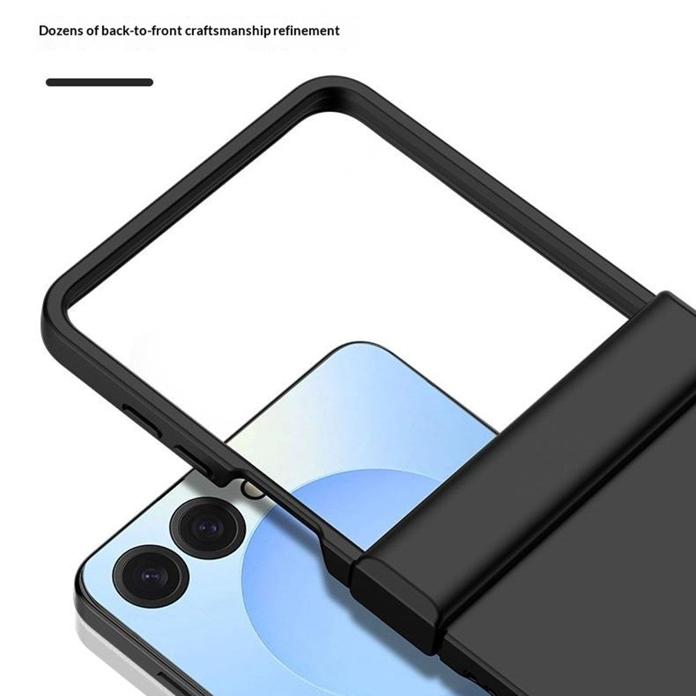 Samsung Galaxy Z Flip8 EIDERWOOD Hårt Plast Skal med Gångjärn - Gul