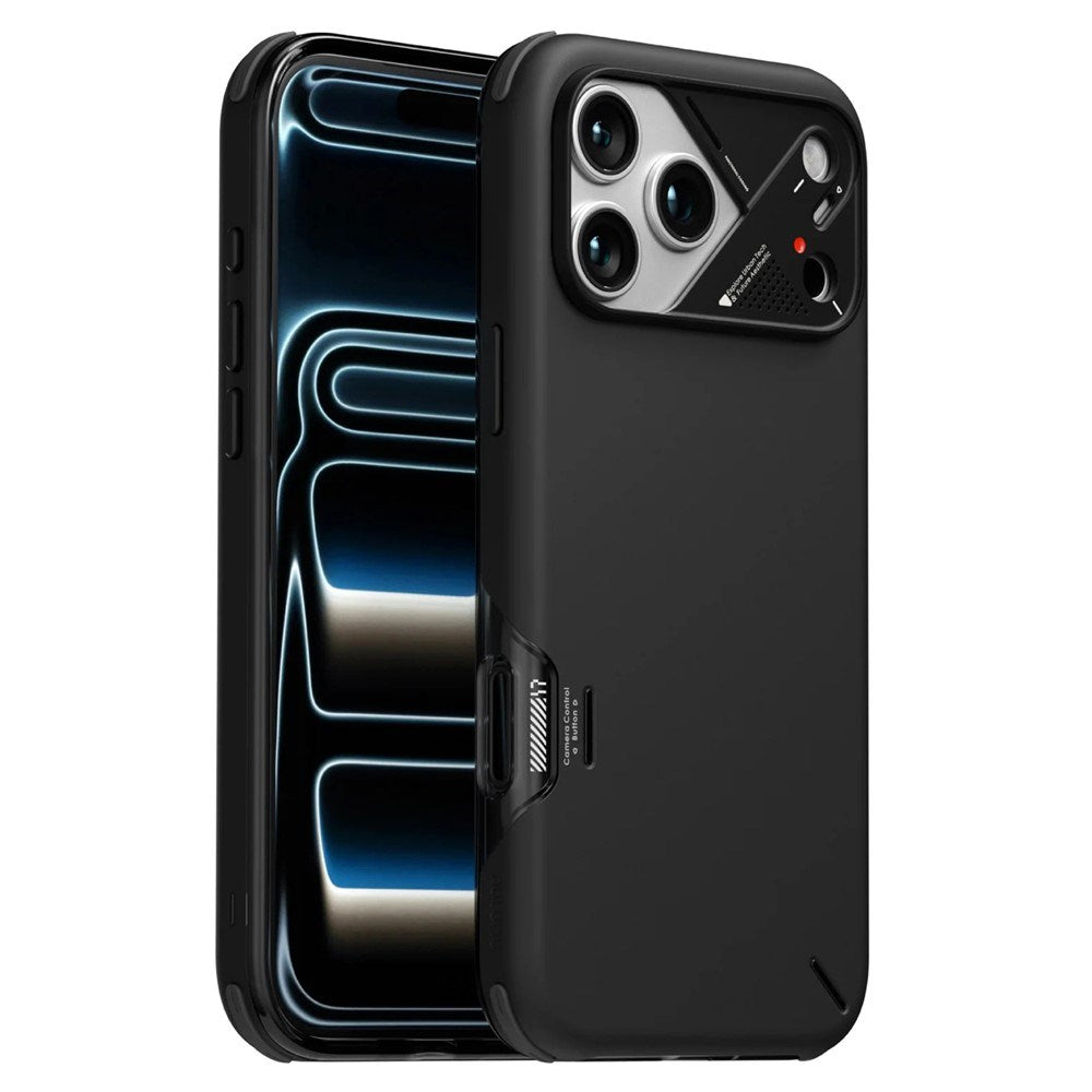 iPhone 17 Pro Max AULUMU Stötdämpande Hybrid Skal - MagSafe Kompatibelt - Svart