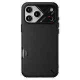 iPhone 17 Pro Max AULUMU Stötdämpande Hybrid Skal - MagSafe Kompatibelt - Svart