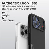 iPhone 17 Pro Max AULUMU Stötdämpande Hybrid Skal - MagSafe Kompatibelt - Svart