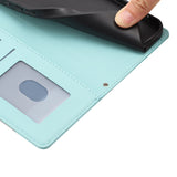 iPhone 18 Pro Max / 17 Pro Max Fodral med 3D-Kattöron - Korthållare & Stativfunktion - Blå