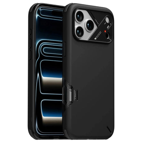 iPhone 17 Pro AULUMU Stötdämpande Hybrid Skal - MagSafe Kompatibelt - Svart