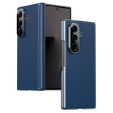 Samsung Galaxy Z Fold8 Konstläder Baksida Skal - Blå