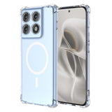 Motorola Edge 70 Pro EIDERWOOD Hybrid Plast Skal m. Stötdämpande Hörn - MagSafe Kompatibel - Genomskinlig