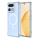 Realme 16 Pro+ EIDERWOOD Hybrid Plast Skal m. Stötdämpande Hörn - MagSafe Kompatibel - Genomskinlig
