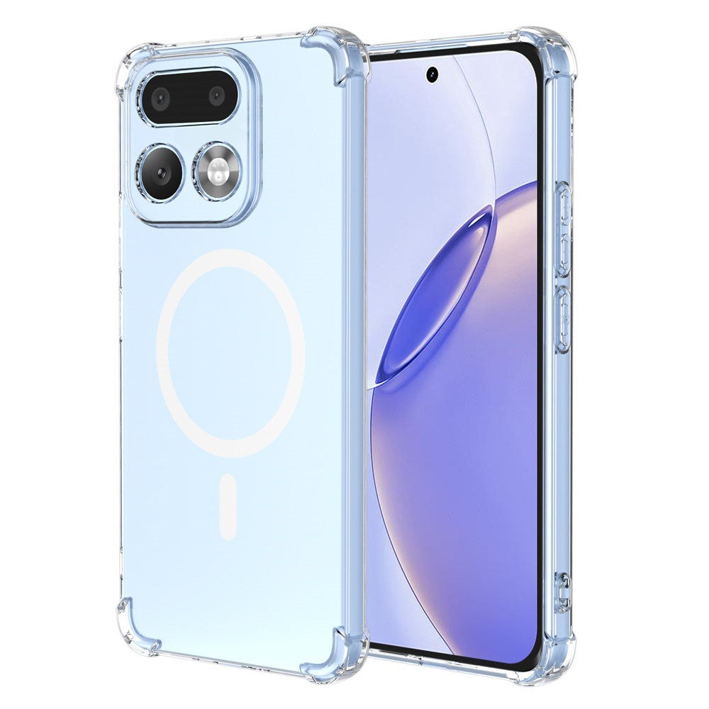 Realme 16 Pro EIDERWOOD Hybrid Plast Skal m. Stötdämpande Hörn - MagSafe Kompatibel - Genomskinlig
