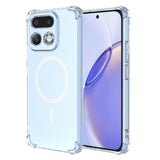 Realme 16 Pro EIDERWOOD Hybrid Plast Skal m. Stötdämpande Hörn - MagSafe Kompatibel - Genomskinlig