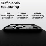 iPhone 17 Pro AULUMU Konstläder Skal - MagSafe Kompatibel - Svart