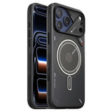iPhone 17 Pro AULUMU Luminous Flexibelt Plast Skal - MagSafe Kompatibel - Svart