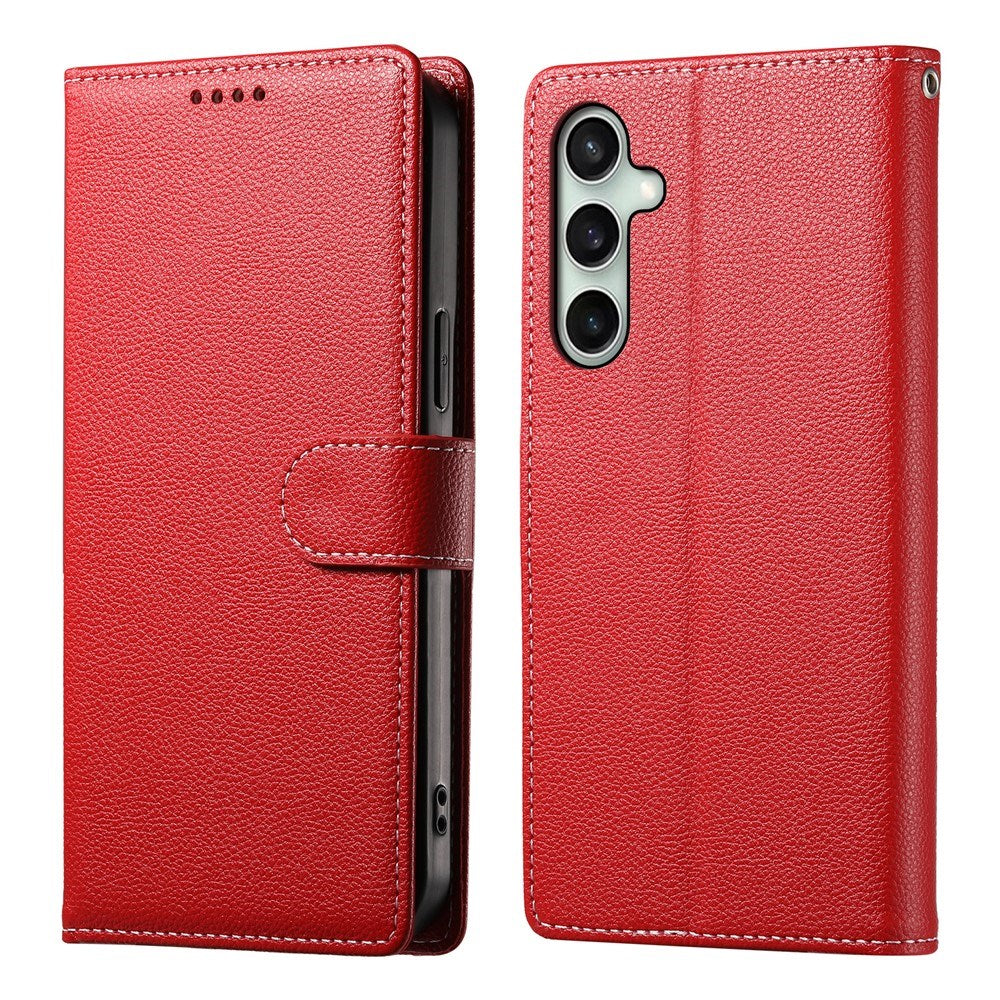 Samsung Galaxy S26 FE EIDERWOOD Fodral med Korthållare och Rem - Röd