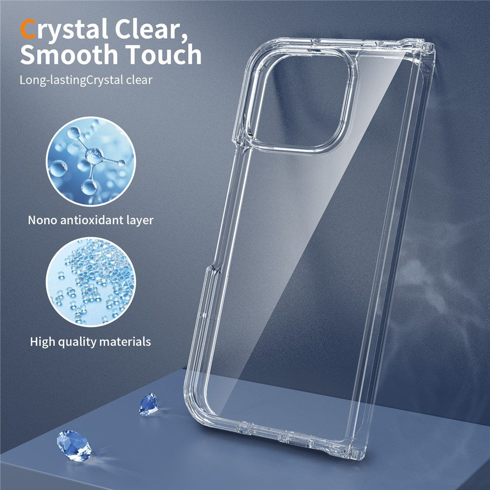 Google Pixel 11 Pro Fold EIDERWOOD Hybrid Plast Skal - Genomskinlig