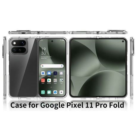 Google Pixel 11 Pro Fold EIDERWOOD Hybrid Plast Skal - Genomskinlig