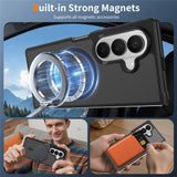 Samsung Galaxy Z Fold8 Matt Flexibelt Plast Skal - MagSafe Kompatibel - Svart