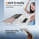 Samsung Galaxy Z Fold8 Matt Flexibelt Plast Skal - MagSafe Kompatibel - Genomskinlig