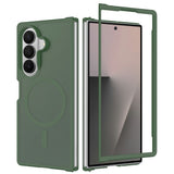 Samsung Galaxy Z Fold8 Matt Flexibelt Plast Skal - MagSafe Kompatibel - Grön