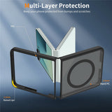 Samsung Galaxy Z Flip8 Matt Flexibelt Plast Skal - MagSafe Kompatibel - Svart