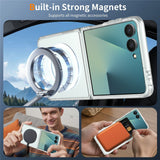 Samsung Galaxy Z Flip8 Matt Flexibelt Plast Skal - MagSafe Kompatibel - Genomskinlig