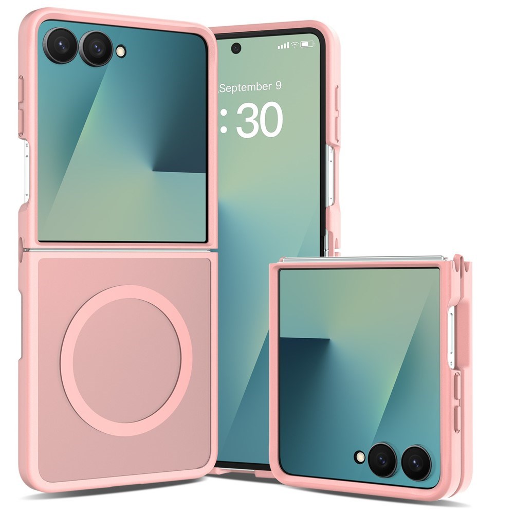 Samsung Galaxy Z Flip8 Matt Flexibelt Plast Skal - MagSafe Kompatibel - Rosa