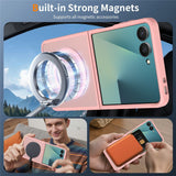 Samsung Galaxy Z Flip8 Matt Flexibelt Plast Skal - MagSafe Kompatibel - Rosa