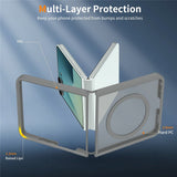 Samsung Galaxy Z Flip8 Matt Flexibelt Plast Skal - MagSafe Kompatibel - Grå
