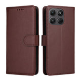 Motorola Moto G47 / G37 EIDERWOOD Flipfodral (RFID-blockerande) - Brun